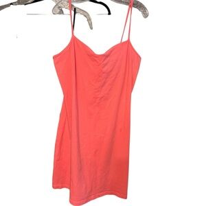 Victoria Secrets by Moda International size XL coral bra top sleeveless dress